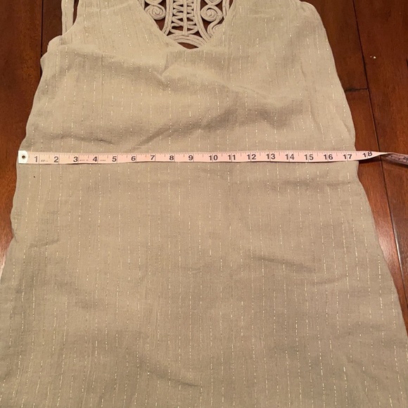 Calypso St. Barth Mosaic Casual Tan Dress - Picture 8 of 8